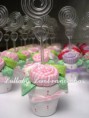Mini vasinho de Rosas com Porta Recados